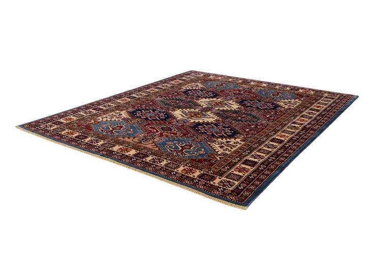 Detail image of 6' 1 x 7' 3 Hand Knotted Shirvan Rug