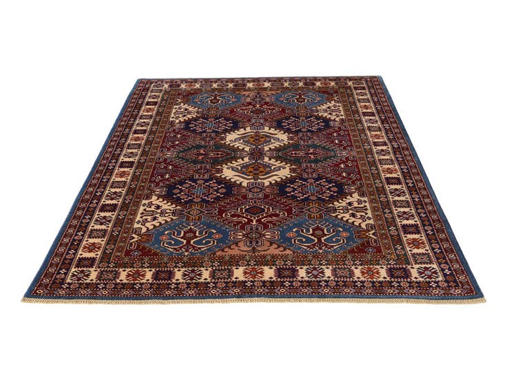 Detail image of 6' 1 x 7' 3 Hand Knotted Shirvan Rug