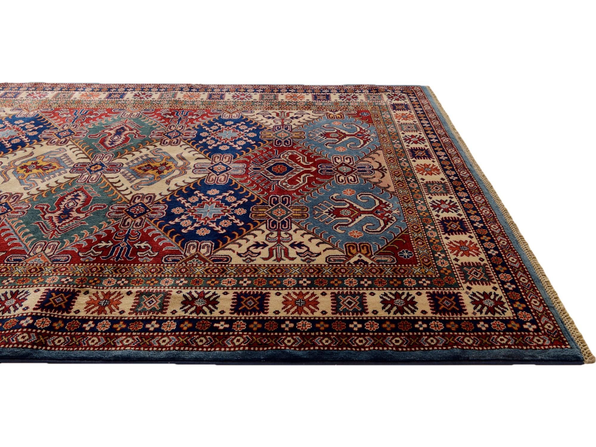 6' 1 x 7' 3 Hand Knotted Shirvan Rug