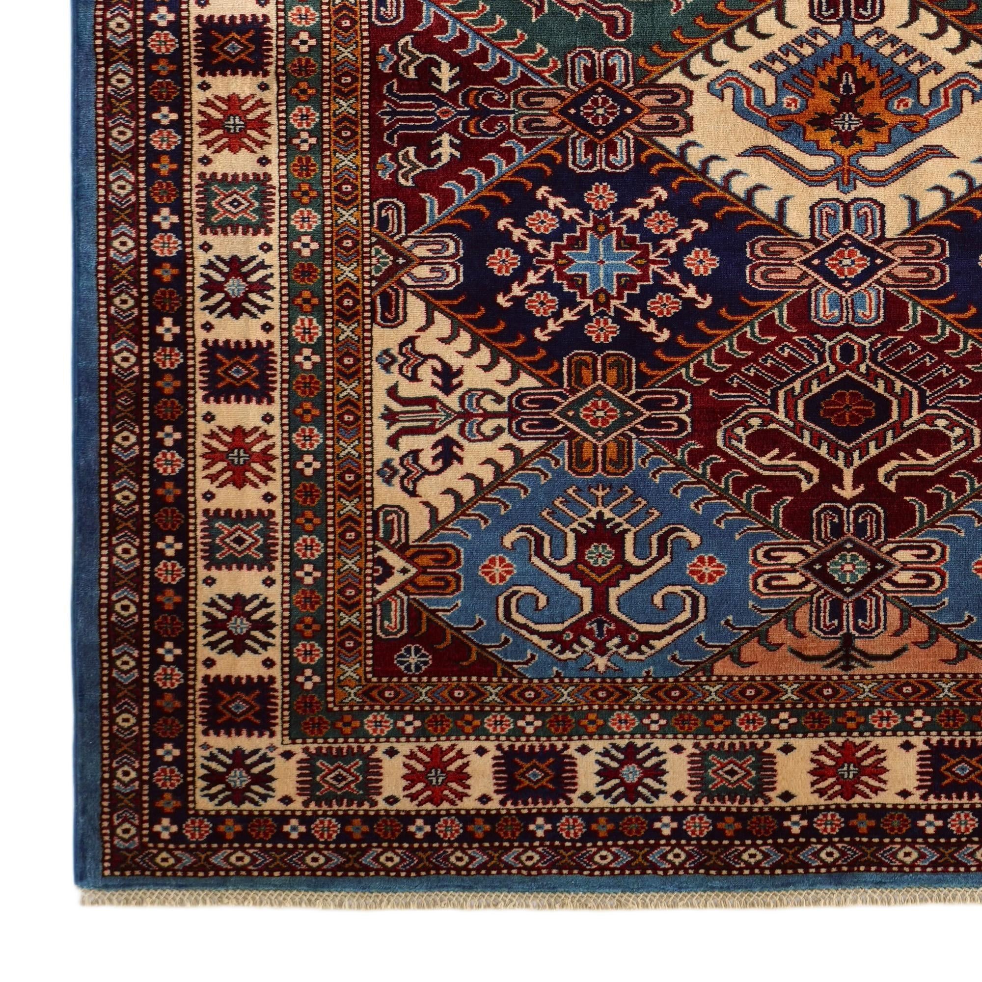 6' 1 x 7' 3 Hand Knotted Shirvan Rug