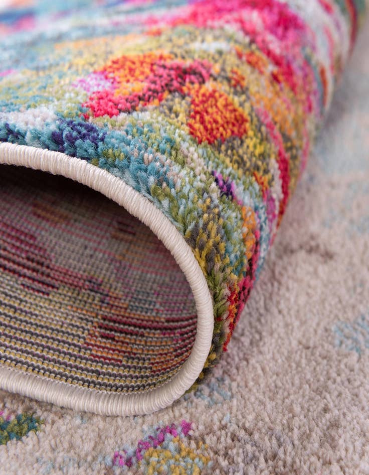 Detail image of 9' x 12' 2  Washable Spectrum Rug