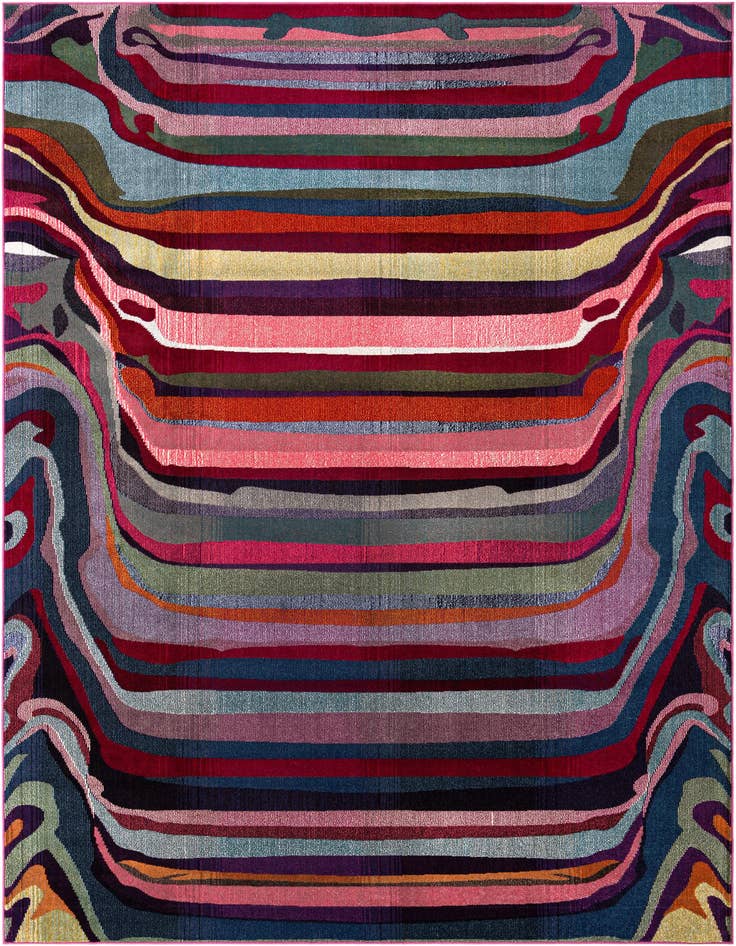 Detail image of 9' x 12' Washable Spectrum Rug