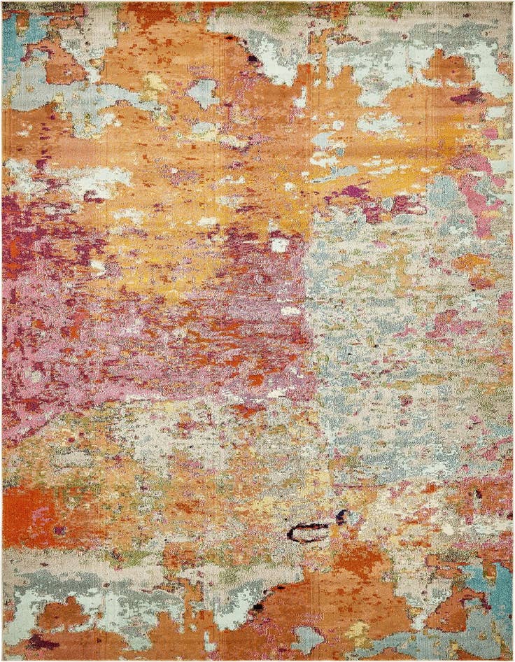 Detail image of 10' 6 x 16' 5 Washable Spectrum Rug