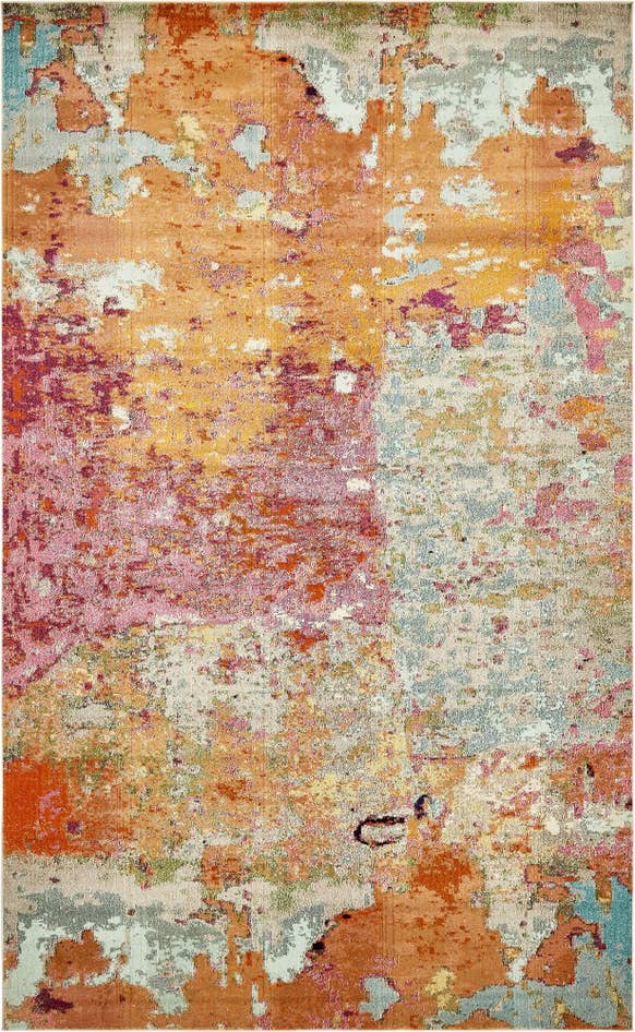Detail image of 10' 6 x 16' 5 Washable Spectrum Rug