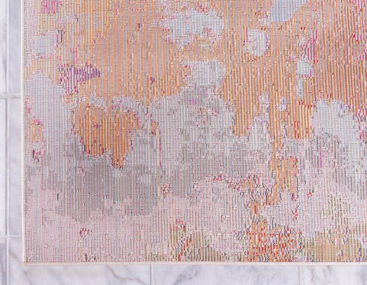 Detail image of 4' x 6' Washable Spectrum Rug