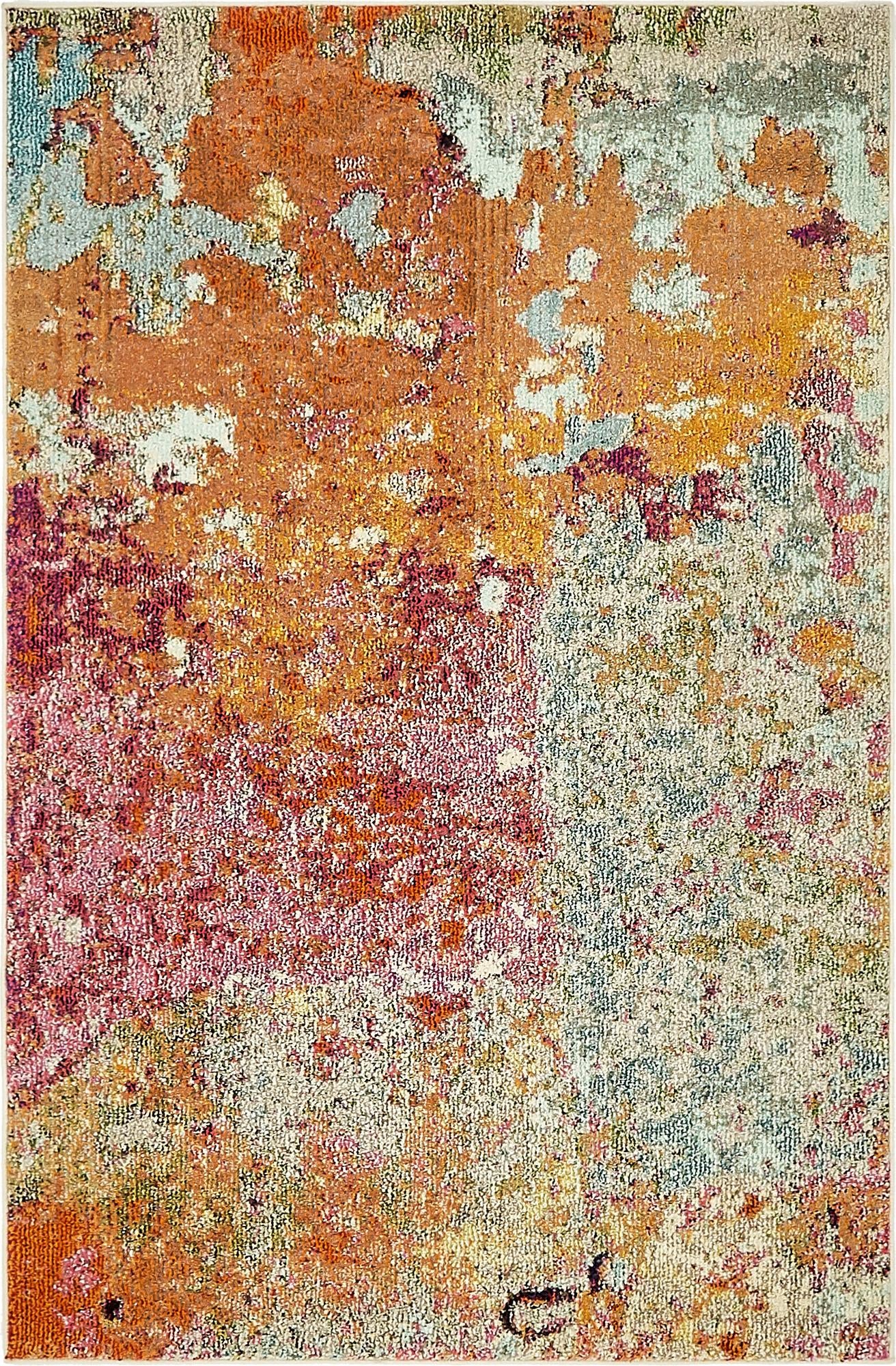 4' x 6' Washable Spectrum Rug