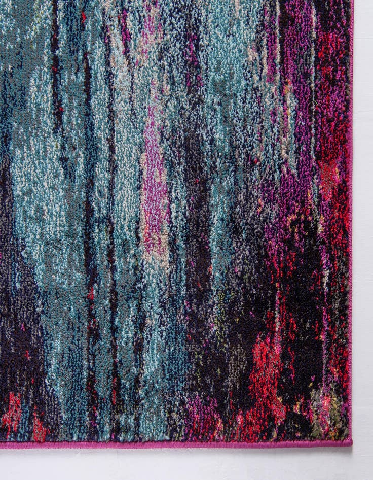 Detail image of 5' x 8'  Washable Spectrum Rug