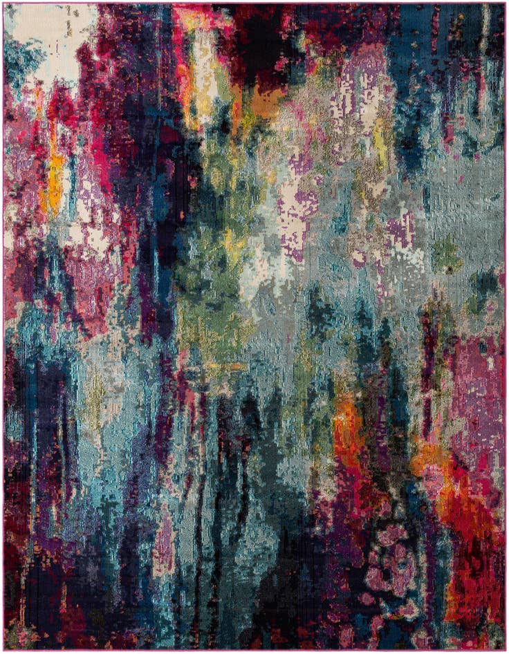 Detail image of 8' x 10' Washable Spectrum Rug