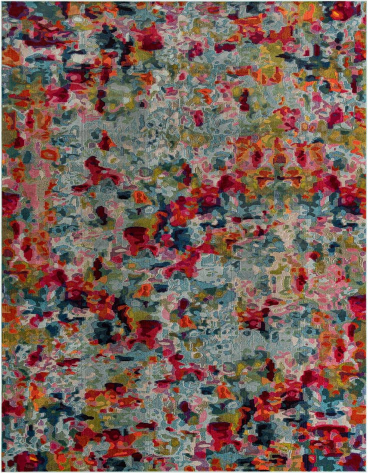 Detail image of 10' 6 x 16' 5 Washable Spectrum Rug