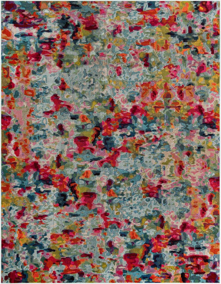 Detail image of 9' x 12' Washable Spectrum Rug