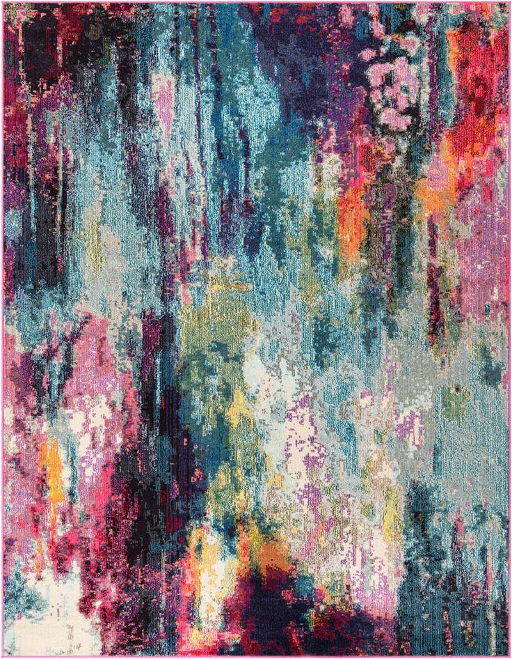 Detail image of 6' x 9' Washable Spectrum Rug