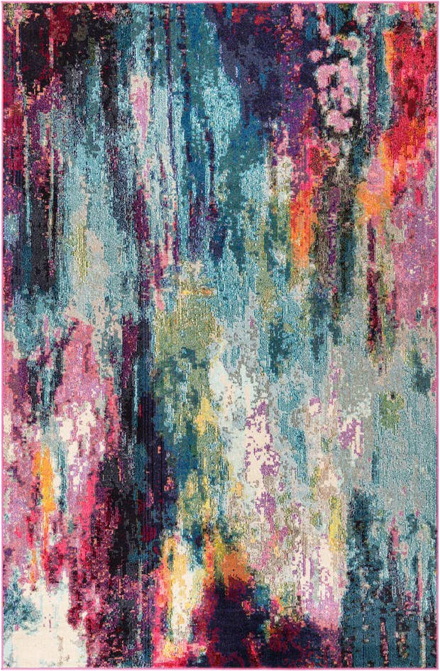 Detail image of 6' x 9' Washable Spectrum Rug