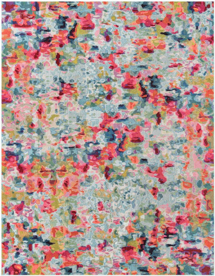 Detail image of 8' x 11' Washable Spectrum Rug