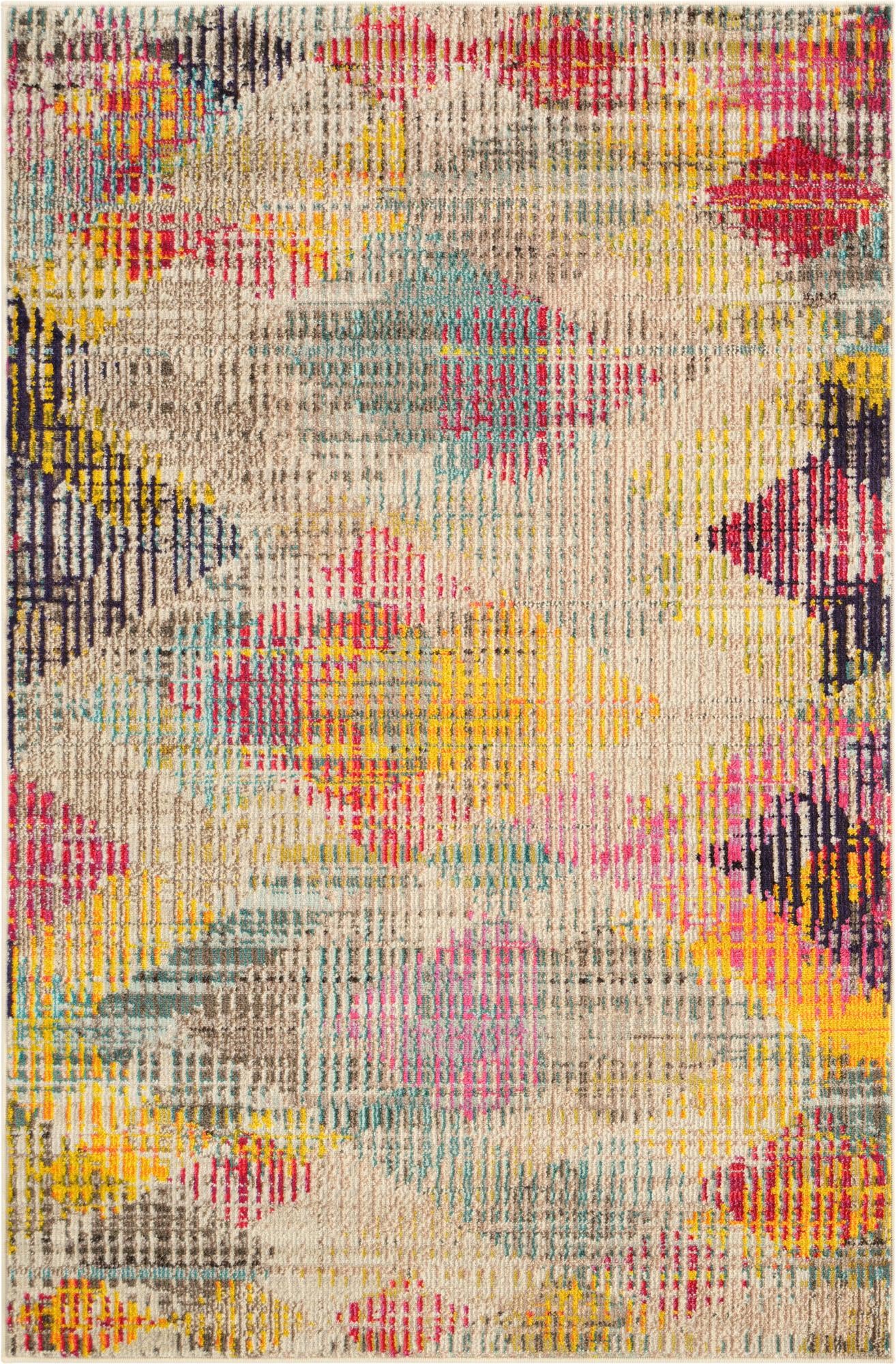 Primary image 4' x 6'  Washable Spectrum Rug