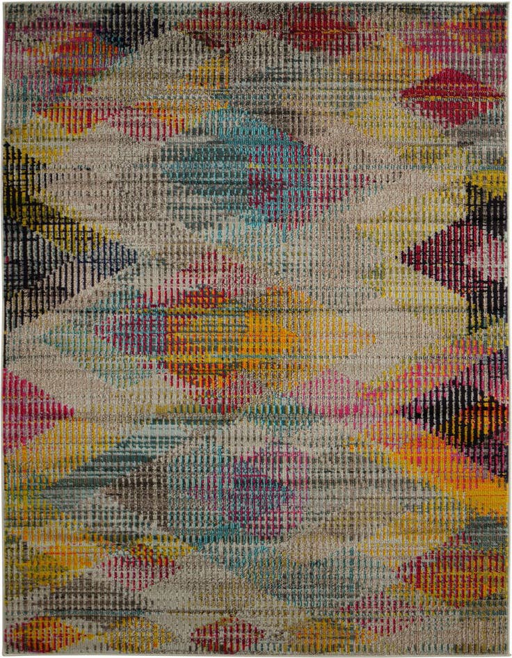 Detail image of 5' x 8' Washable Spectrum Rug