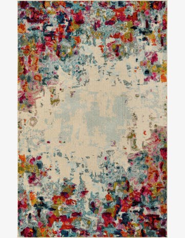 5' x 8' Washable Spectrum Rug