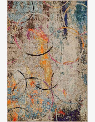 4' x 6' Washable Spectrum Rug