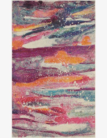 Washable Spectrum Rug