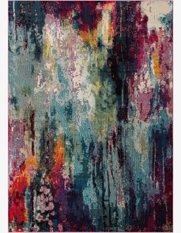 9' x 12' Washable Spectrum Rug