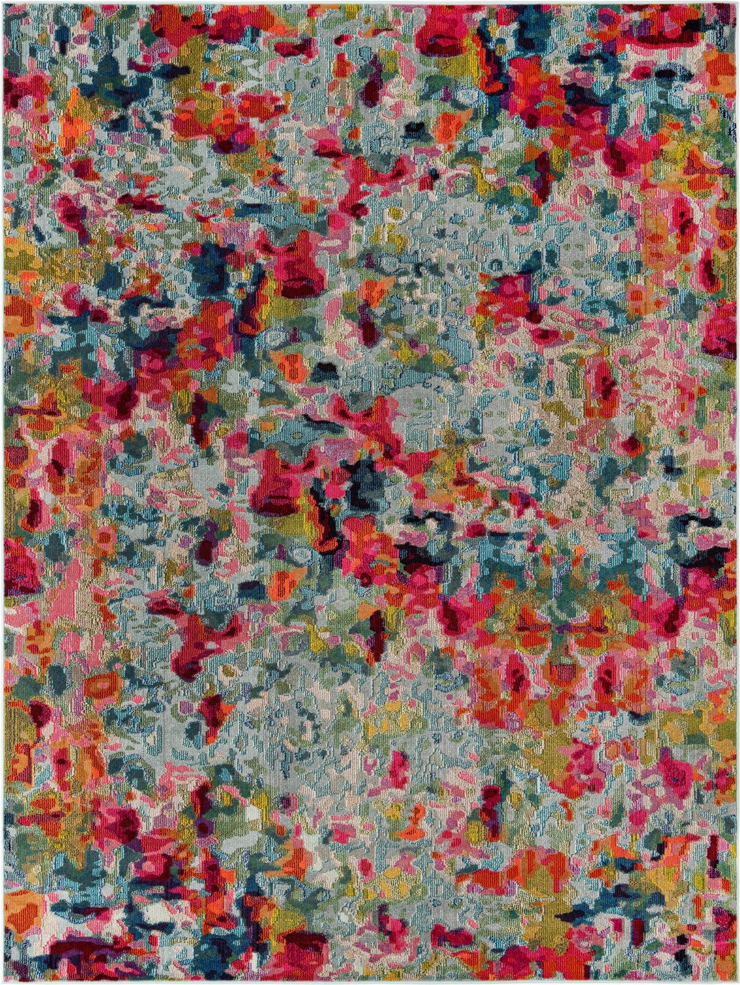 Primary image 8' x 10'  Washable Spectrum Rug
