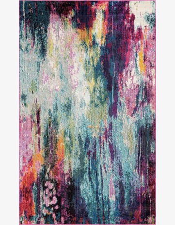 5' x 8' Washable Spectrum Rug