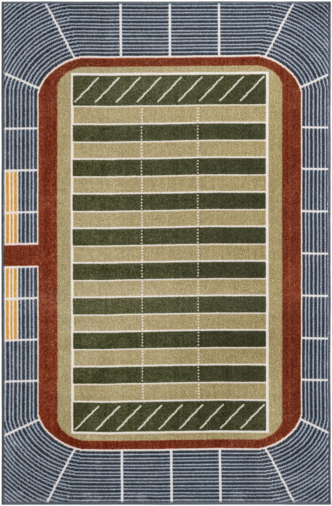 4' x 6' Sports Washable Rug