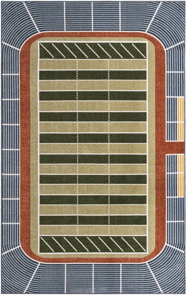 Detail image of 5' 3 x 8' Sports Washable Rug