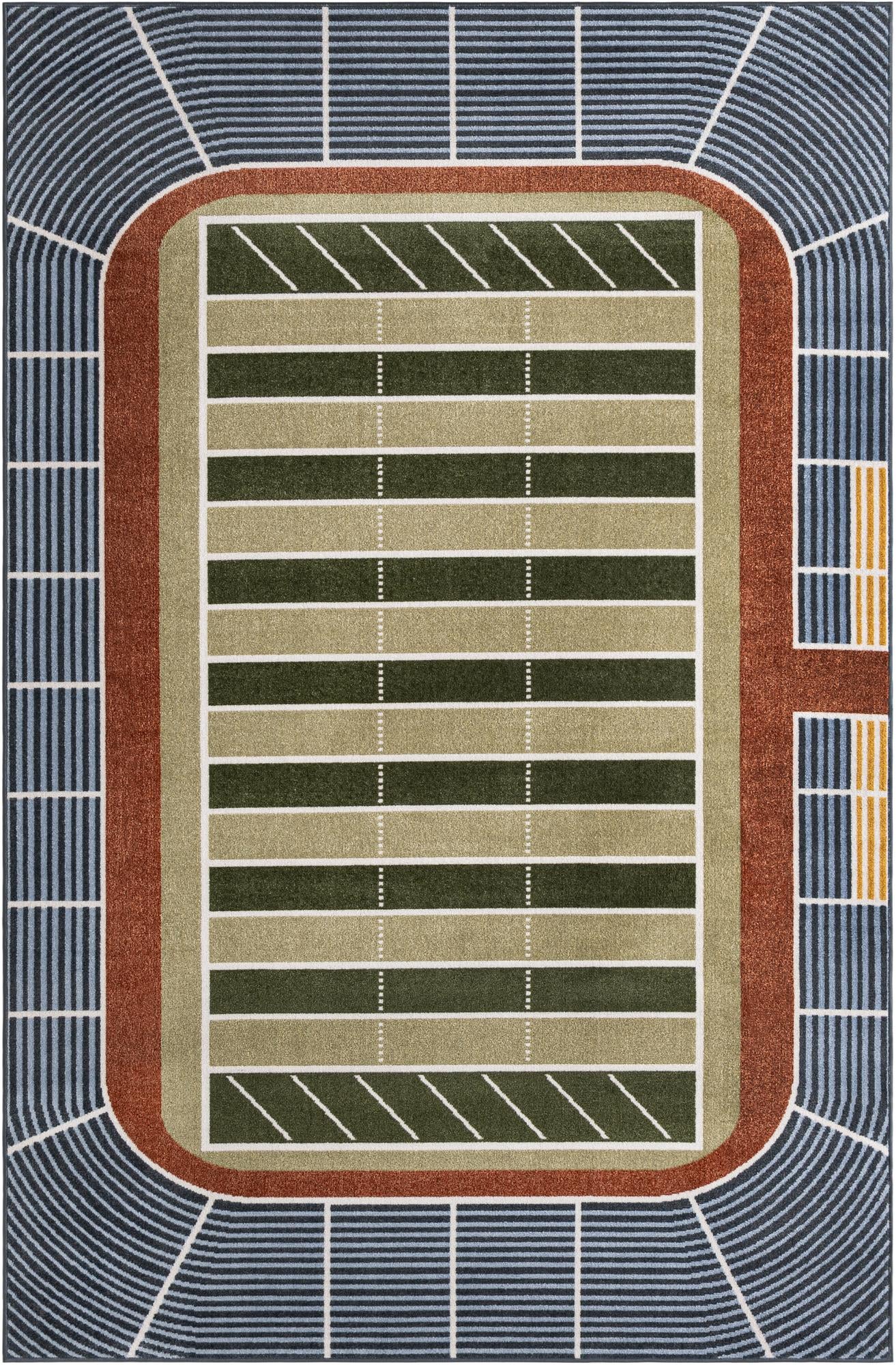 6' x 9' Sports Washable Rug