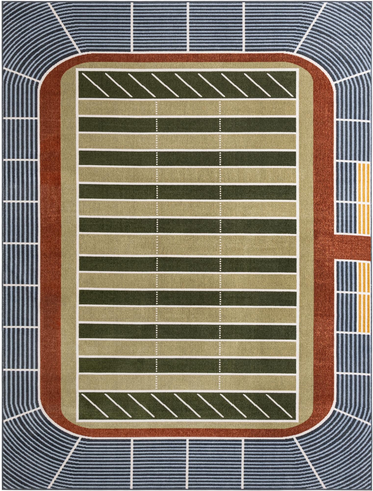 7' 10 x 10' Sports Washable Rug