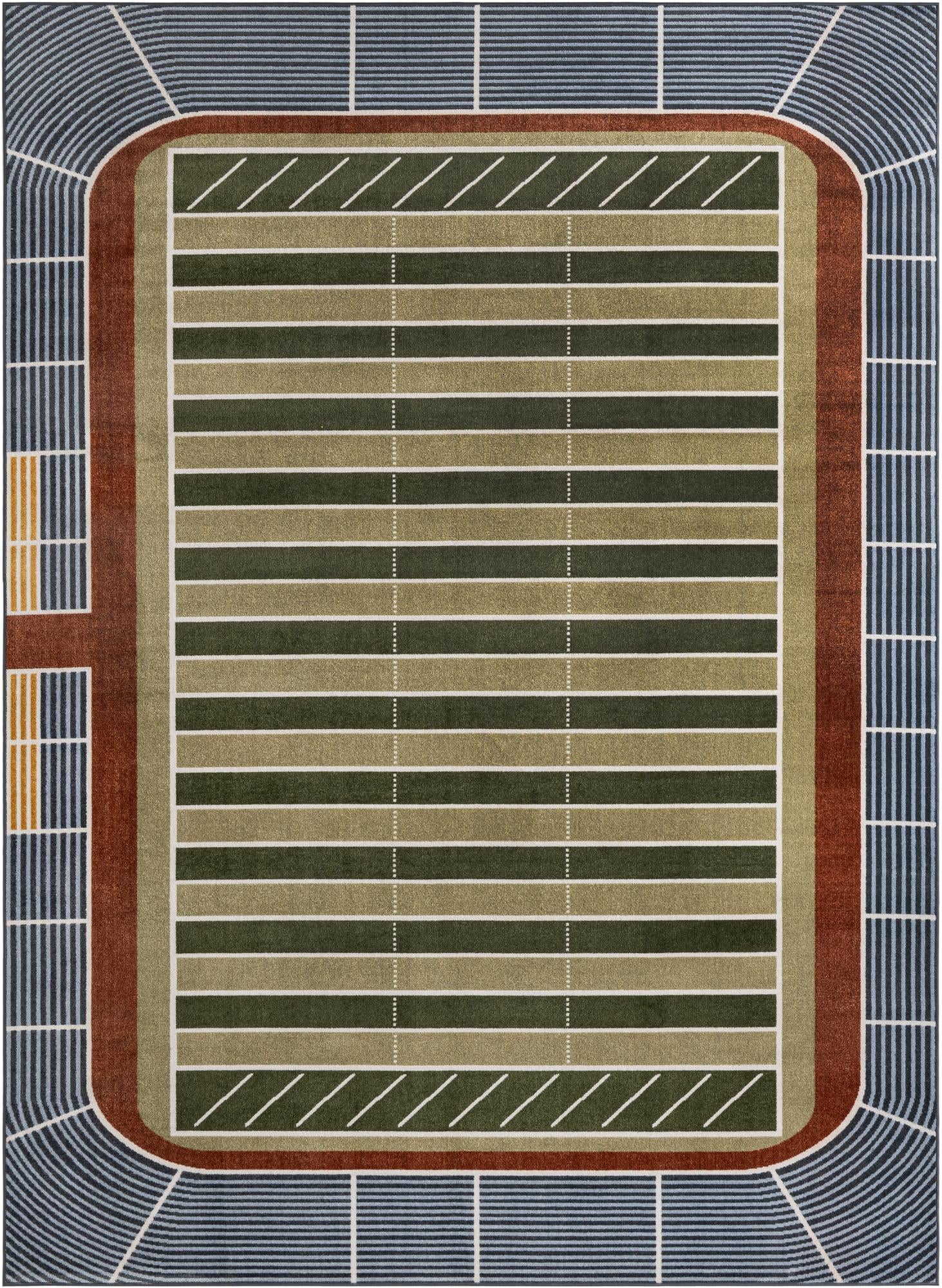 9' x 12' Sports Washable Rug