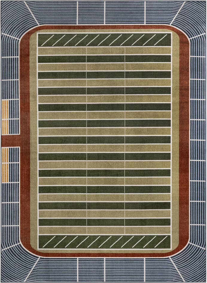 Detail image of 9' x 12' Sports Washable Rug