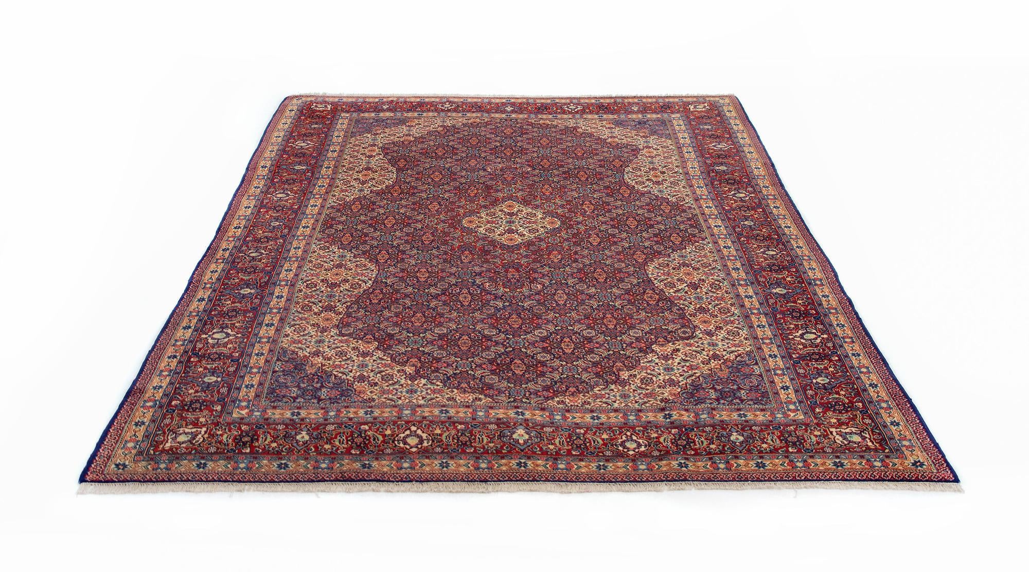 7' 9 x 10' 10 Hand Knotted Tabriz Persian Wool Rug