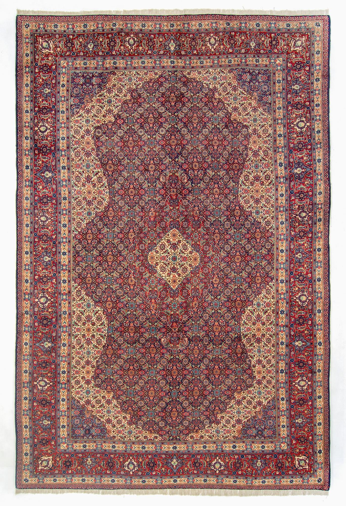 7' 9 x 10' 10 Hand Knotted Tabriz Persian Wool Rug