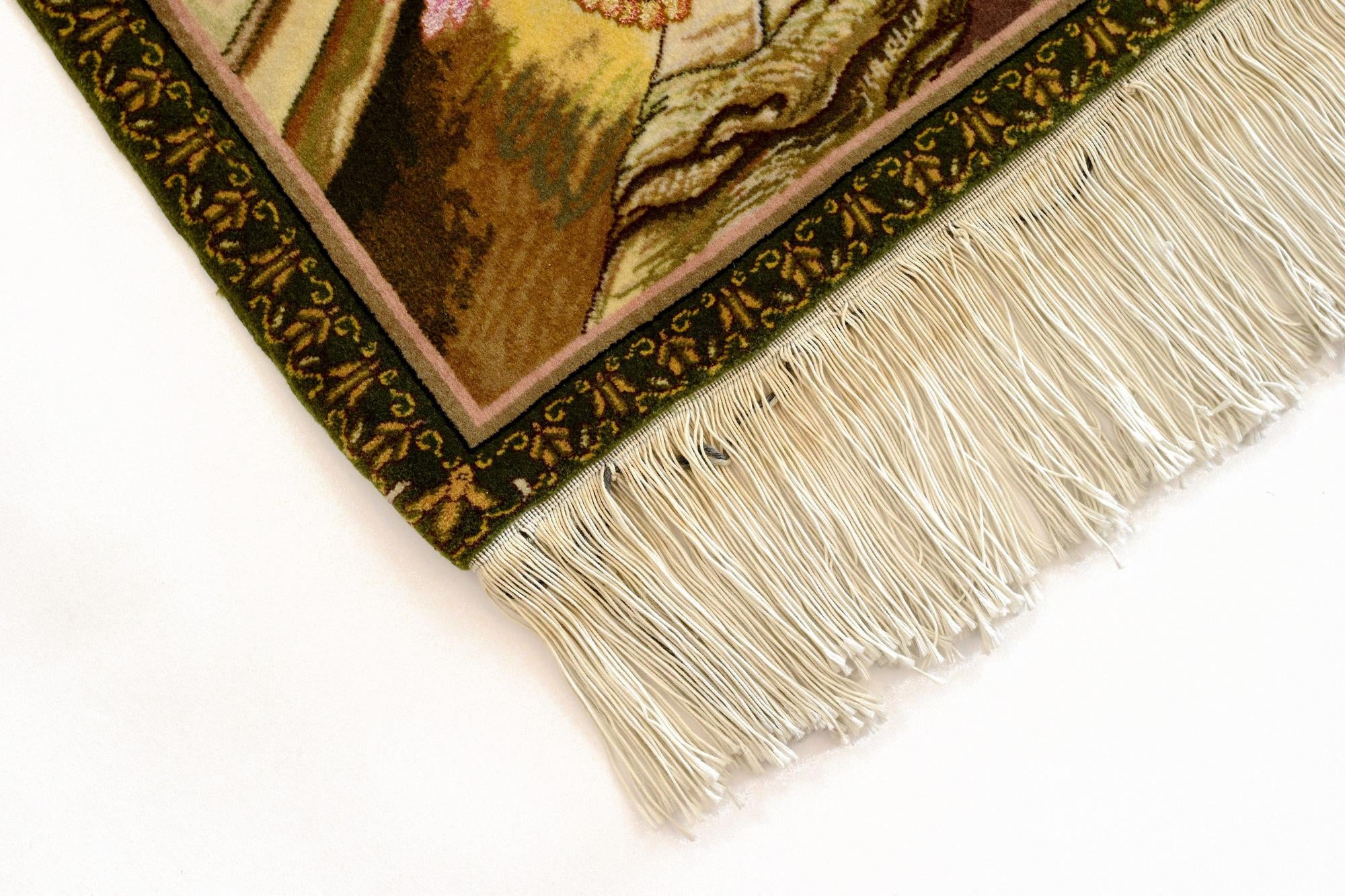 2' x 2' 9 Tabriz Wool Rug