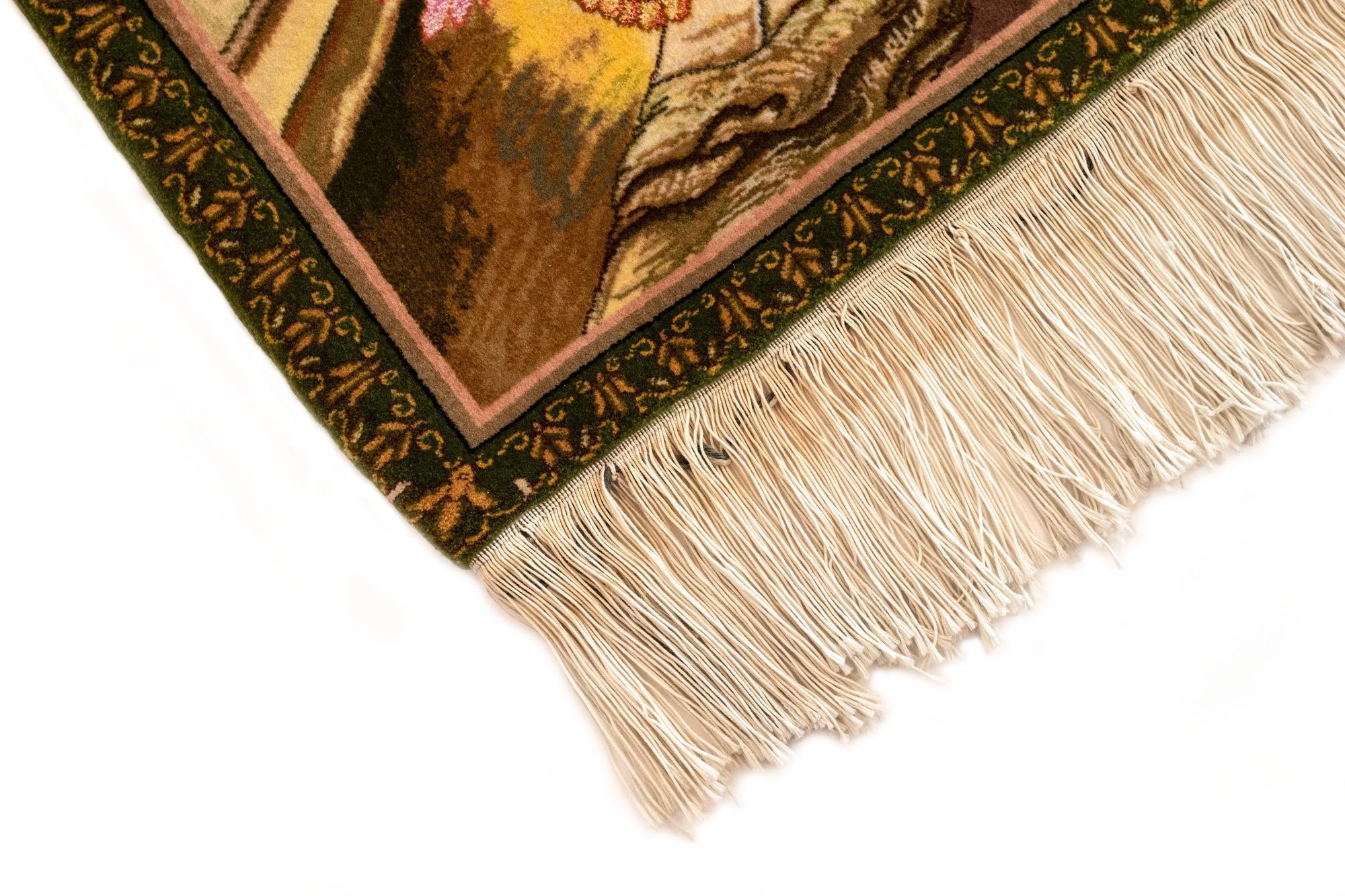 2' x 2' 9 Tabriz Wool Rug