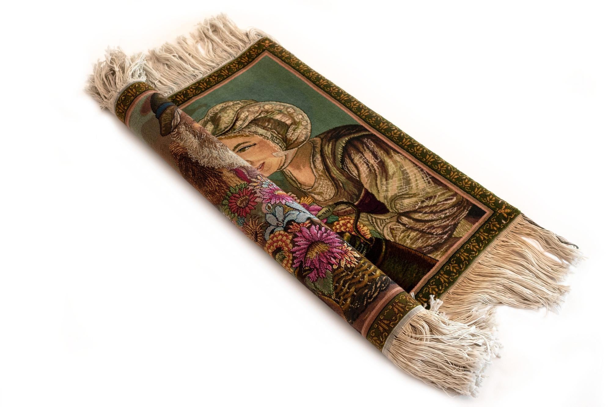 2' x 2' 9 Tabriz Wool Rug
