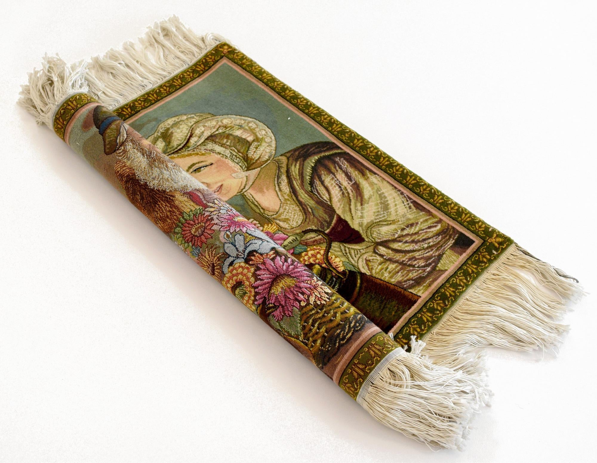 2' x 2' 9 Tabriz Wool Rug