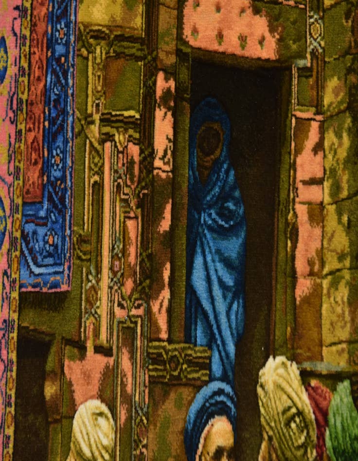 Detail image of 2' 10 x 4' 1 Hand Knotted Tabriz Persian Rug