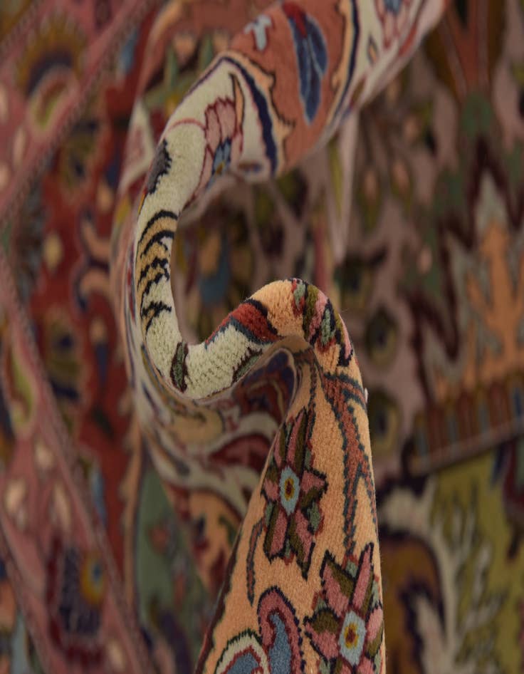 Detail image of 9' 9 x 13' Hand Knotted Tabriz Persian Rug