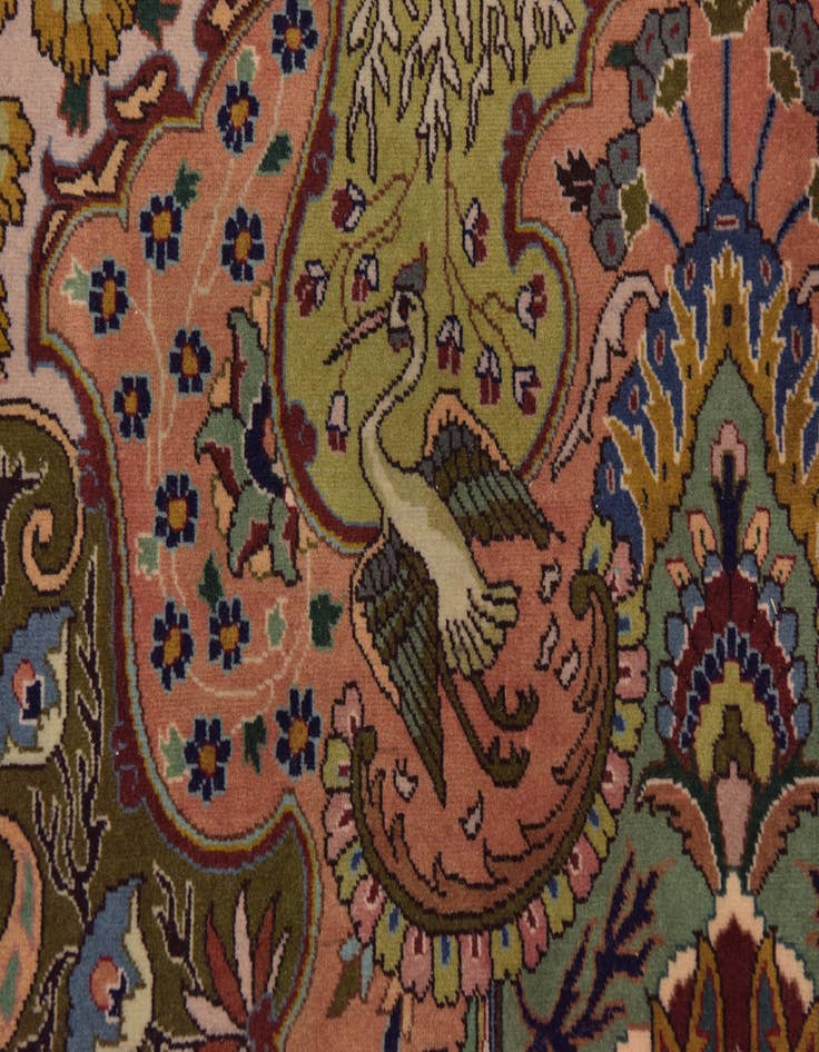 Detail image of 9' 9 x 13' Hand Knotted Tabriz Persian Rug