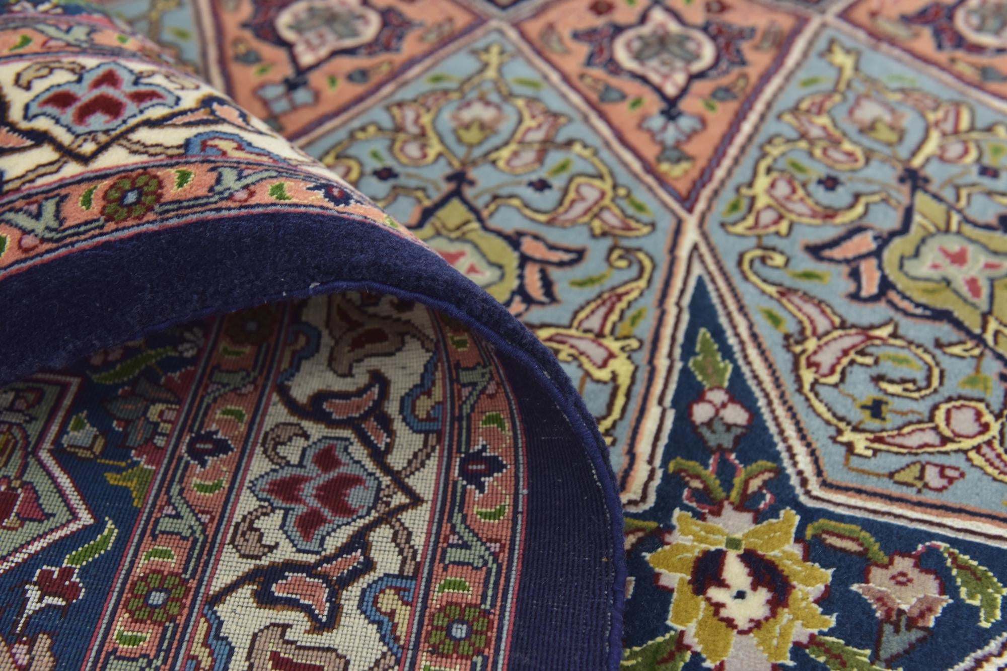 9' 9 x 13' Hand Knotted Tabriz Persian Rug