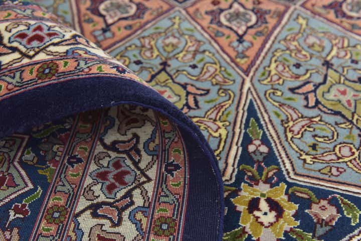 9' 9 x 13' Hand Knotted Tabriz Persian Rug