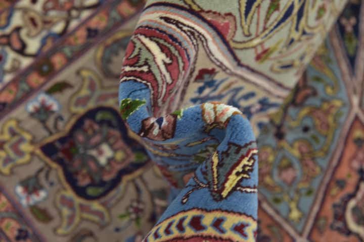 9' 9 x 13' Hand Knotted Tabriz Persian Rug