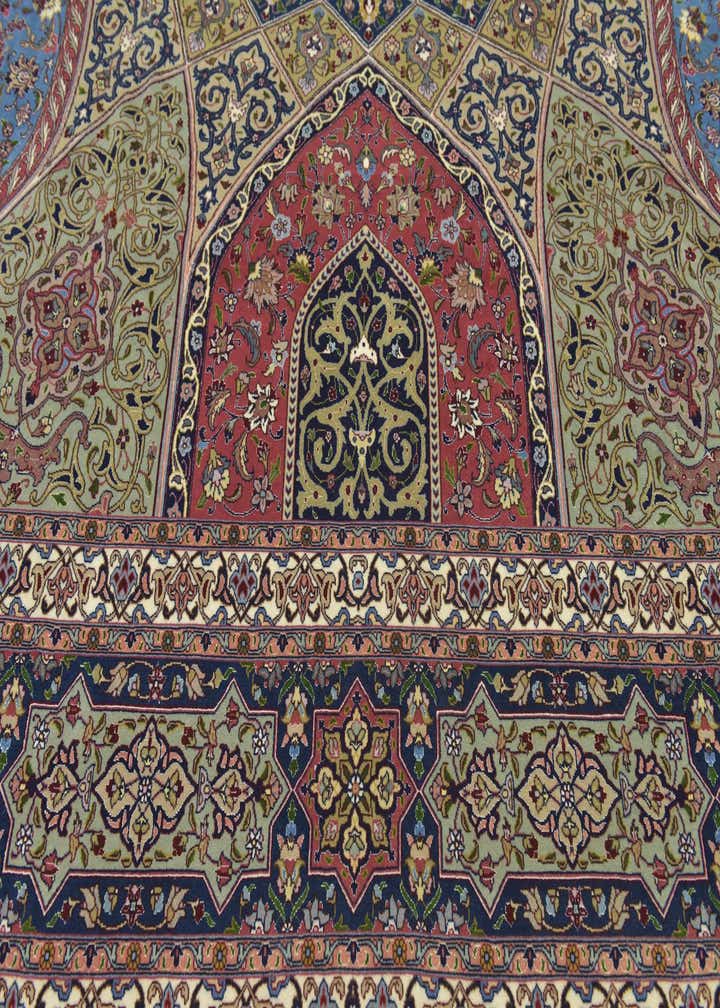 9' 9 x 13' Hand Knotted Tabriz Persian Rug