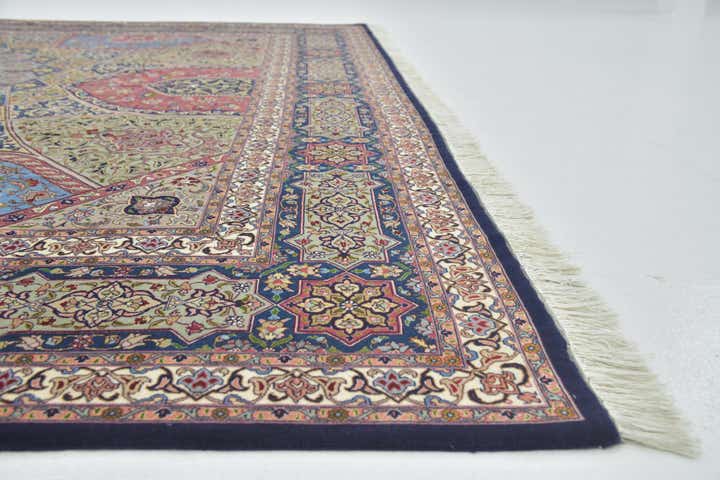 9' 9 x 13' Hand Knotted Tabriz Persian Rug