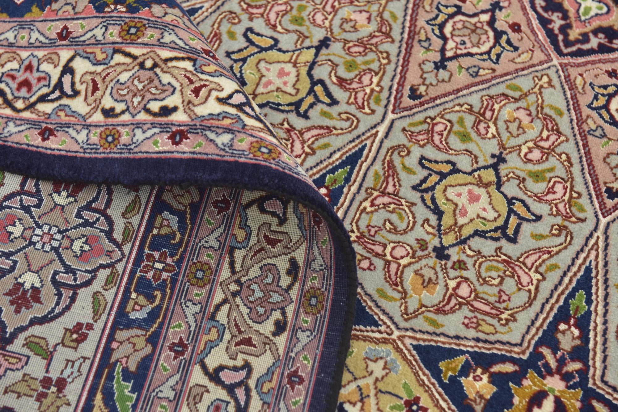 9' 6 x 13' 4 Hand Knotted Tabriz Persian Rug
