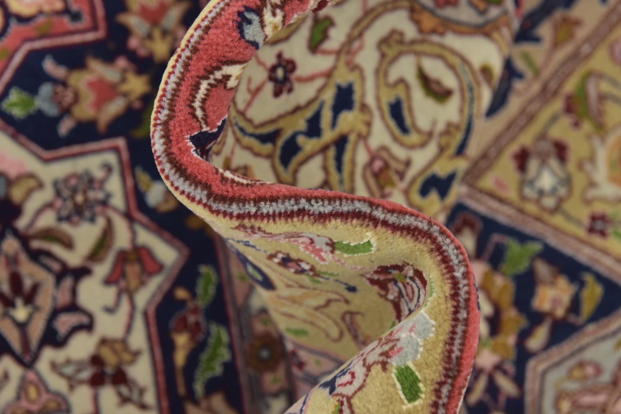 9' 6 x 13' 4 Hand Knotted Tabriz Persian Rug