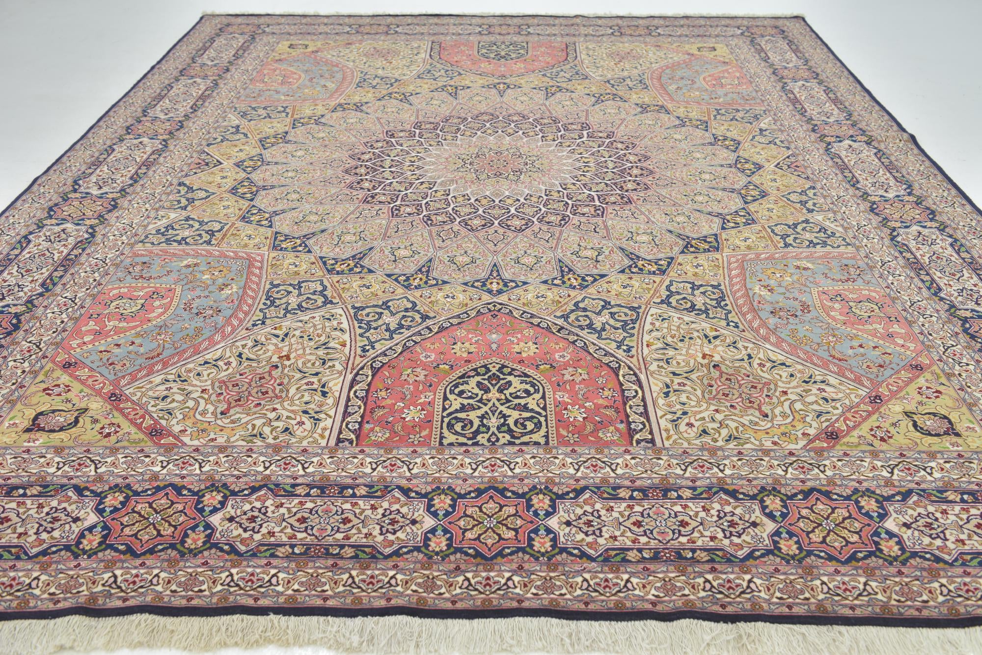 9' 6 x 13' 4 Hand Knotted Tabriz Persian Rug