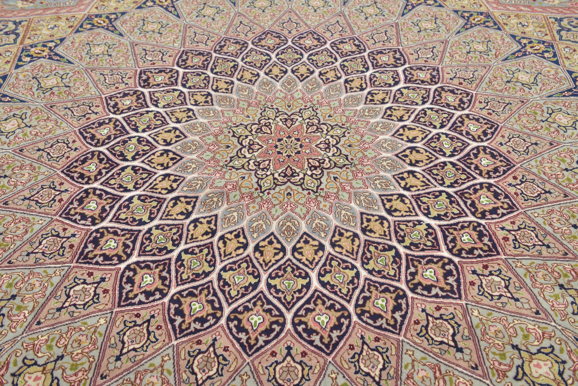 9' 6 x 13' 4 Hand Knotted Tabriz Persian Rug