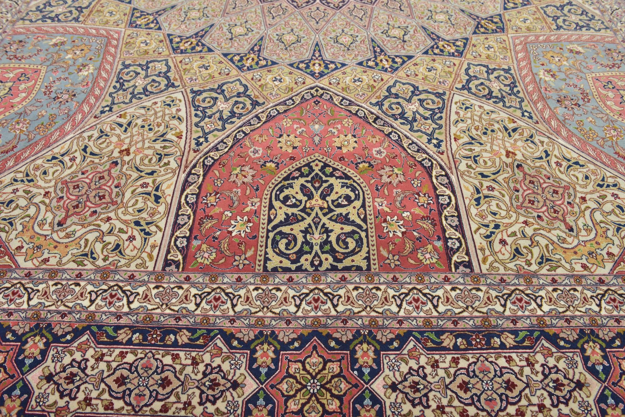 9' 6 x 13' 4 Hand Knotted Tabriz Persian Rug